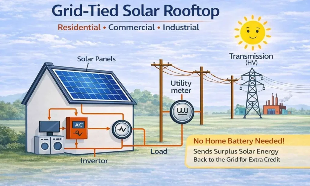 Grid-Tied Solar System