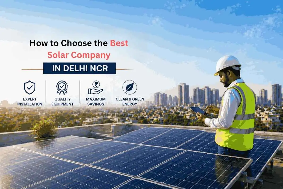How to Choose the Best Solar Company in Delhi NCR