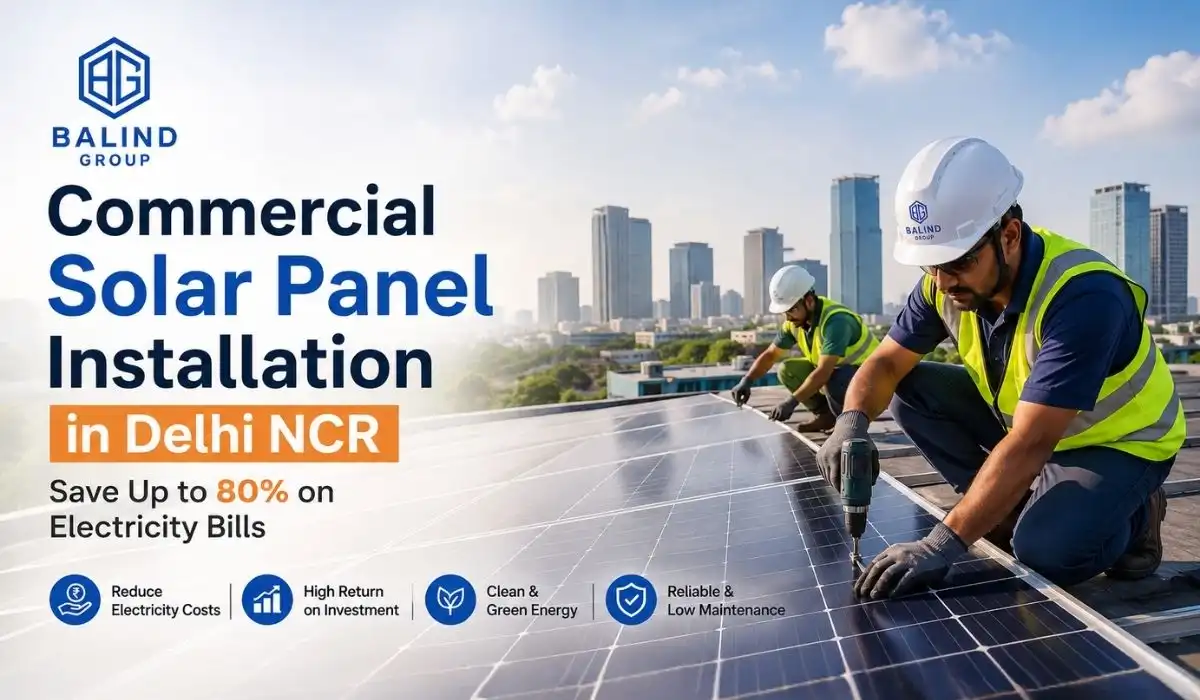 Commercial Solar Panel Installation in Delhi NCR